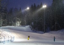 Ночной сноубординг