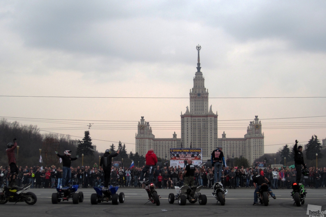 Открытие мотосезона в Москве
