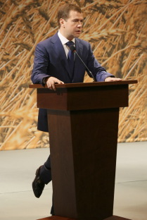 Дмитрий Медведев в Барнауле