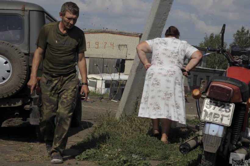 на уборке урожая