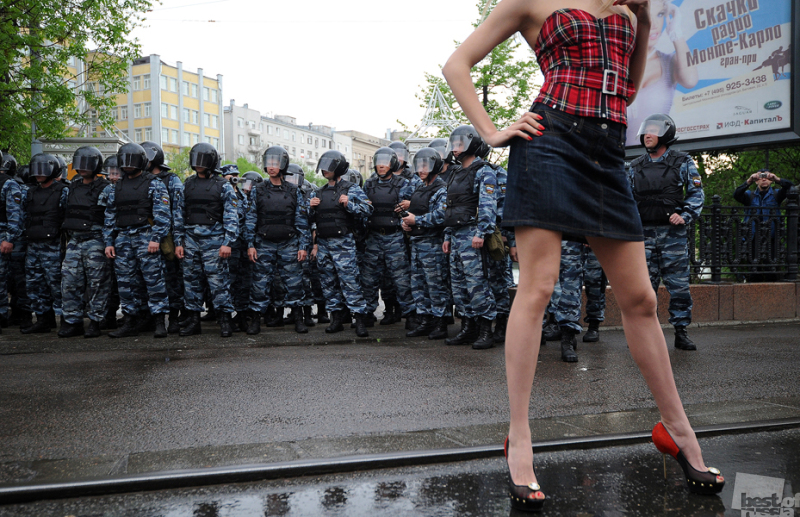 Протестное движение в Москве.