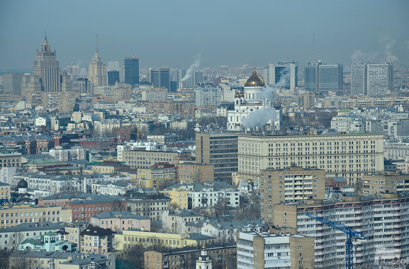 Вид на Москву из "Давоса"