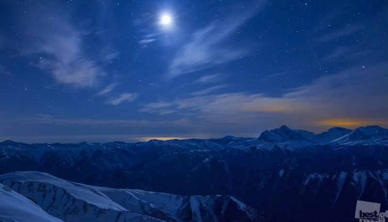 Лунная ночь на Кавказе