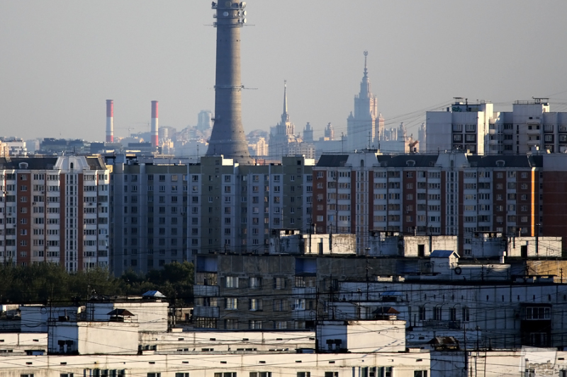 Московские дома и крыши