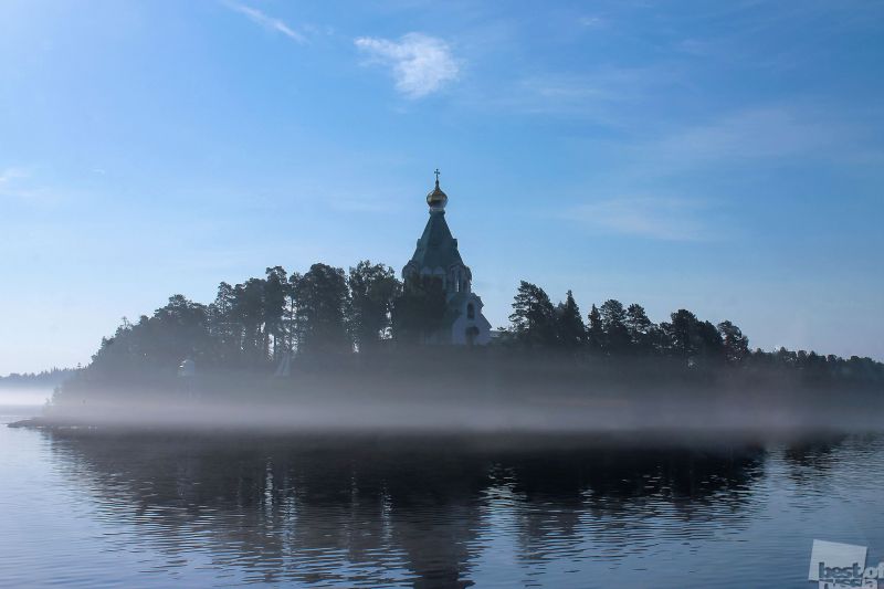 Тихвинский мост Валаам