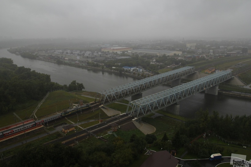 Облачность над Москвой рекой