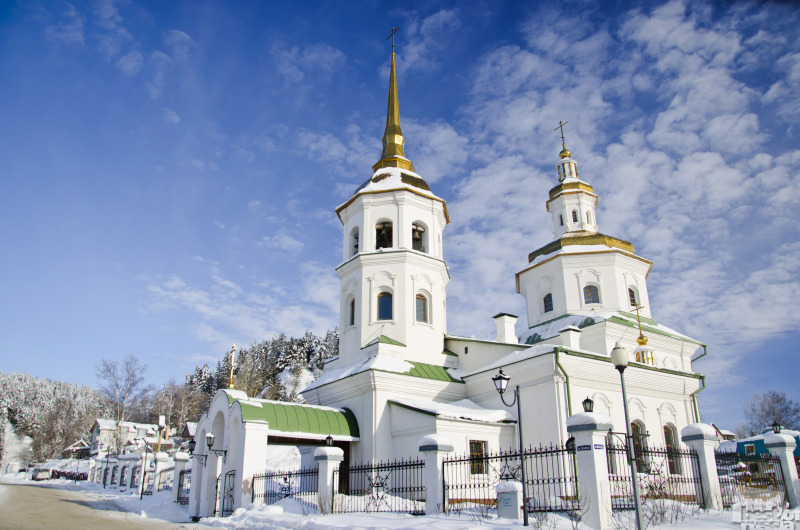 Ханты Мансийск храм зимой