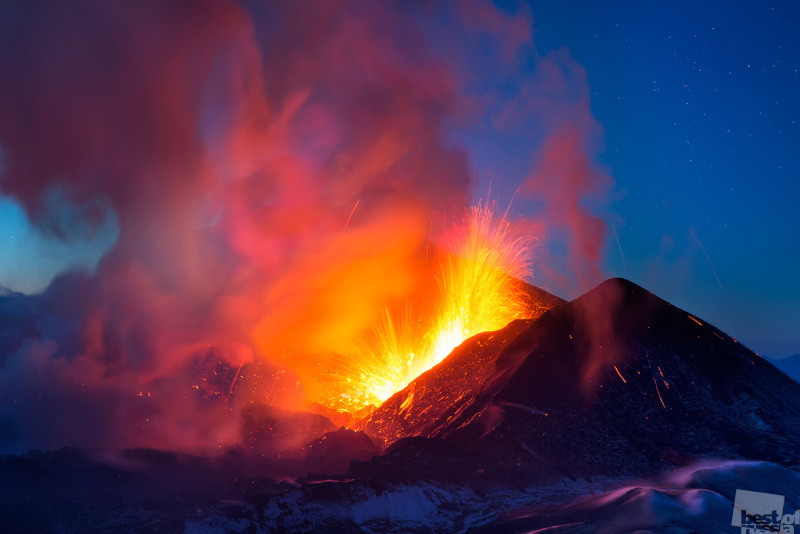 Извержение вулкана Толбачик 2.