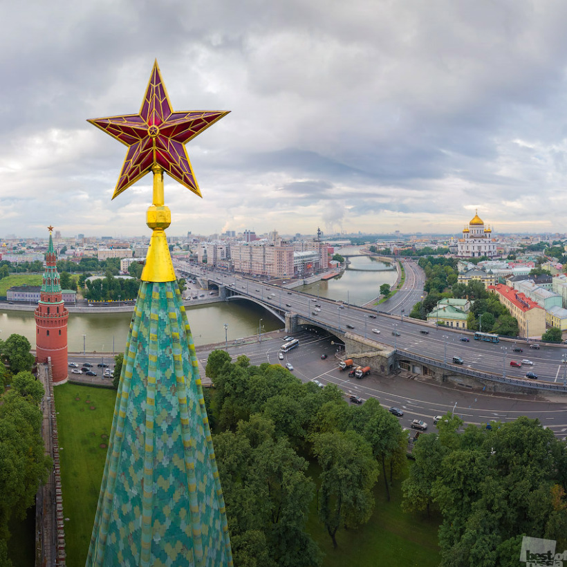 Кремль. Звезда Боровицкой башни.