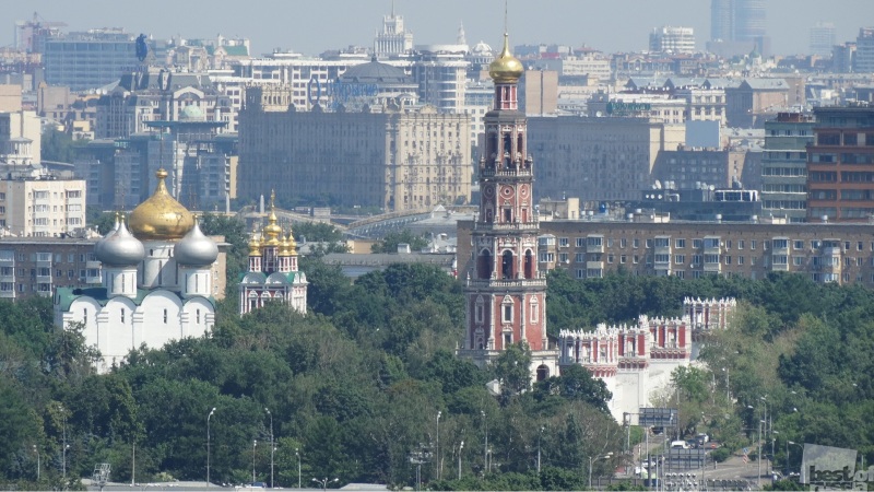 Вид с Воробьевых гор. Москва