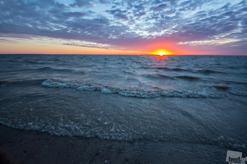 Рассвет на Азовском море
