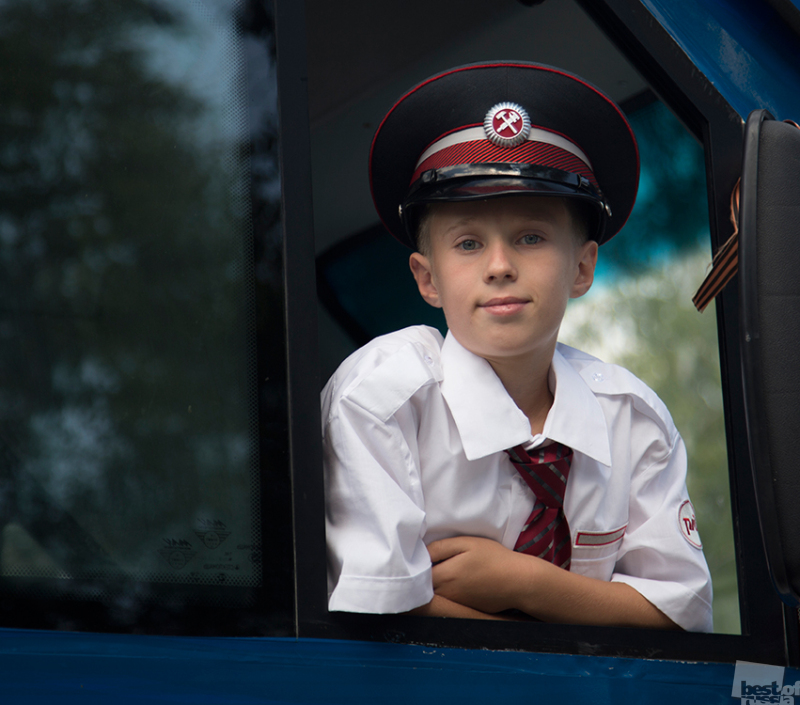 Машинист детской железной дороги