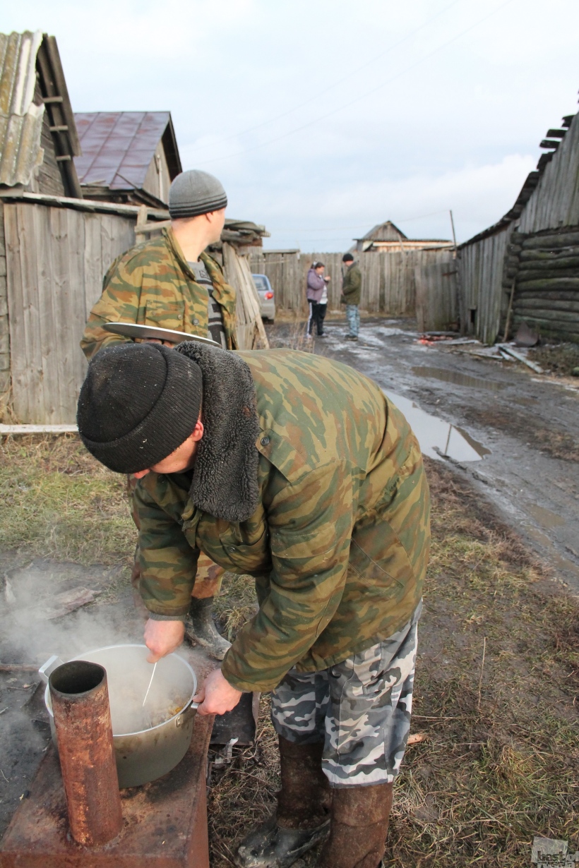 Обед с дымком