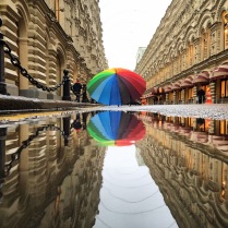 Отражение и зонт