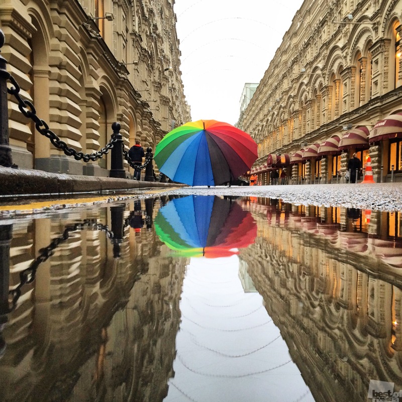 Отражение и зонт