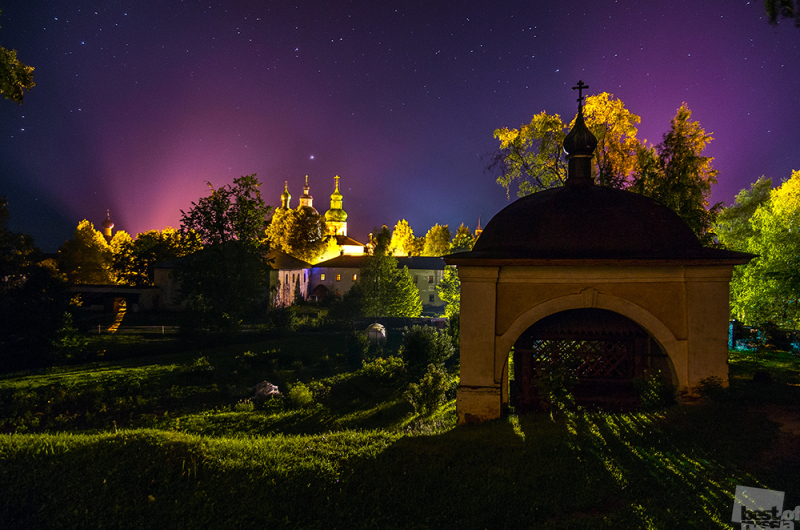 ночь над Кирилло-Белозерским монастырем