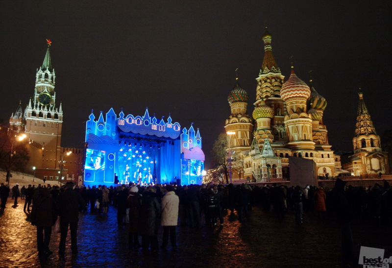 Новый год на Красной площади 2009