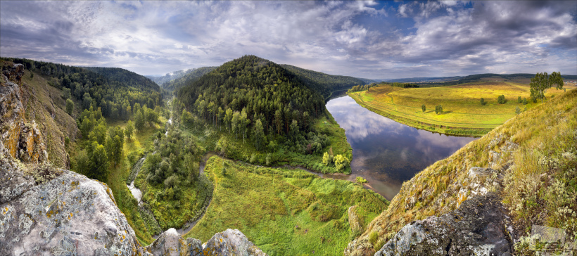 На реке Юрюзань