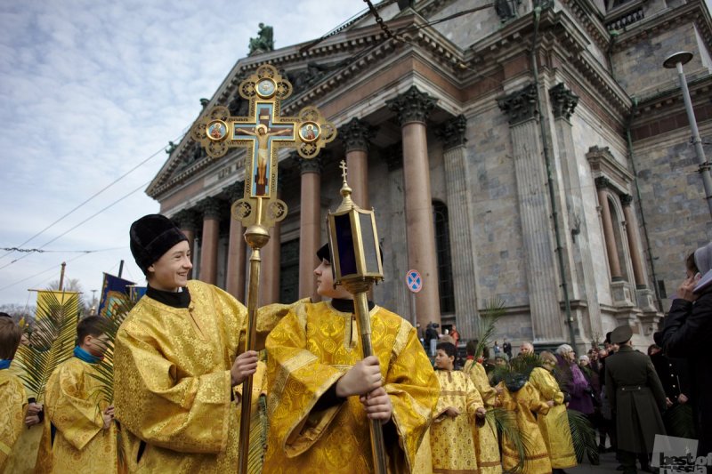 Child orthodox procession