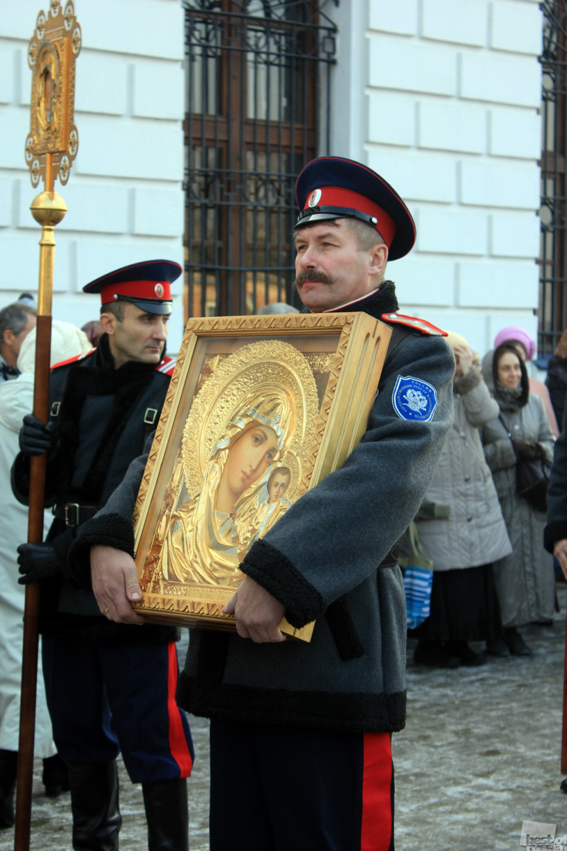 Казаки помолились Богородице о мире