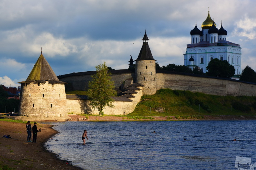 Псков.Река Великая
