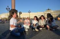 Lessons for juggling cobblestones girls from Russia and China