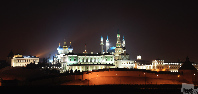 Ночной Казанский кремль