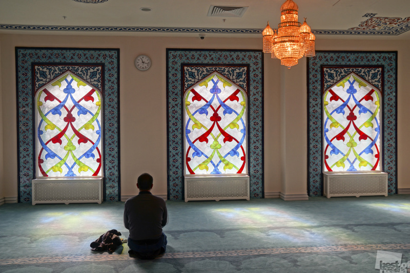 Витражи Московской соборной мечети