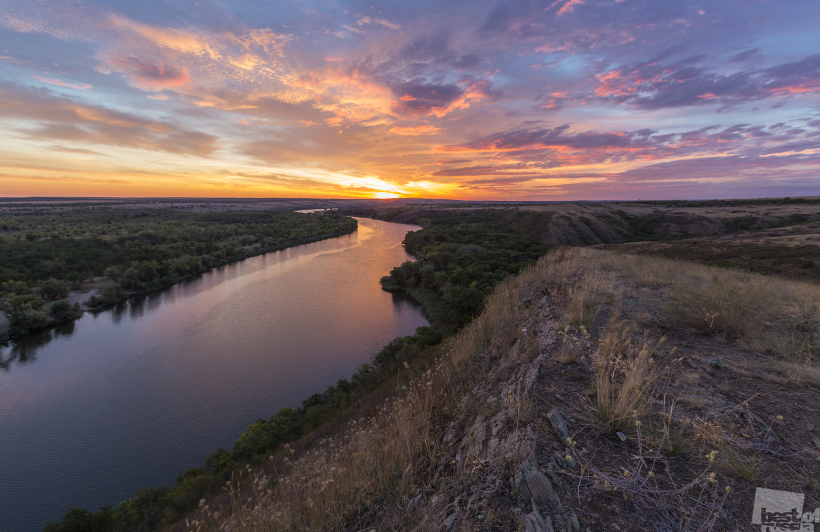 Dawn over the Orlinka tract