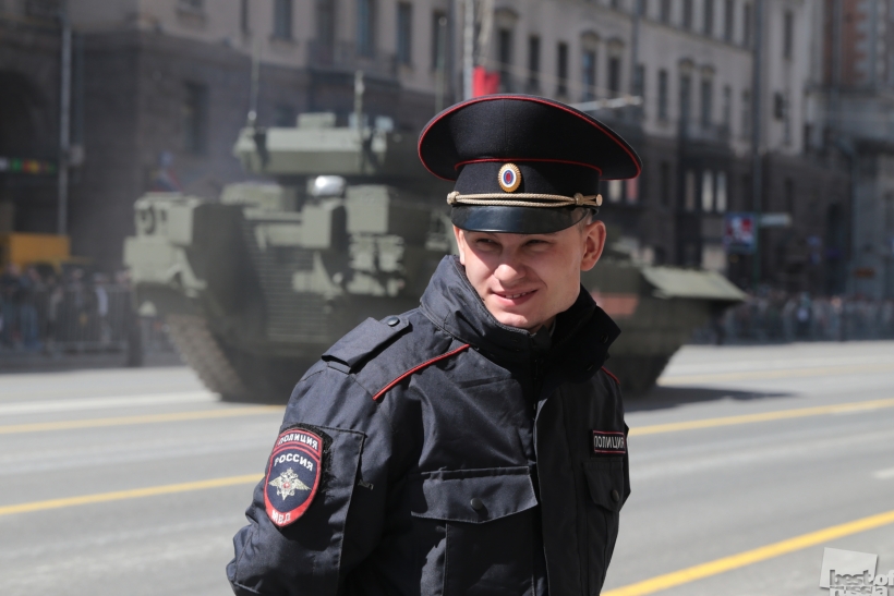 На страже порядка.
