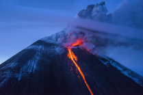 Лава вулкана Ключевская сопка