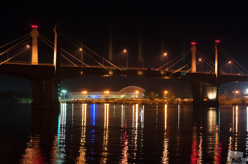 Мост через реку Волга, г. Кимры