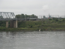Железнодорожный мост через реку Волхов