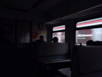 Morning in the train