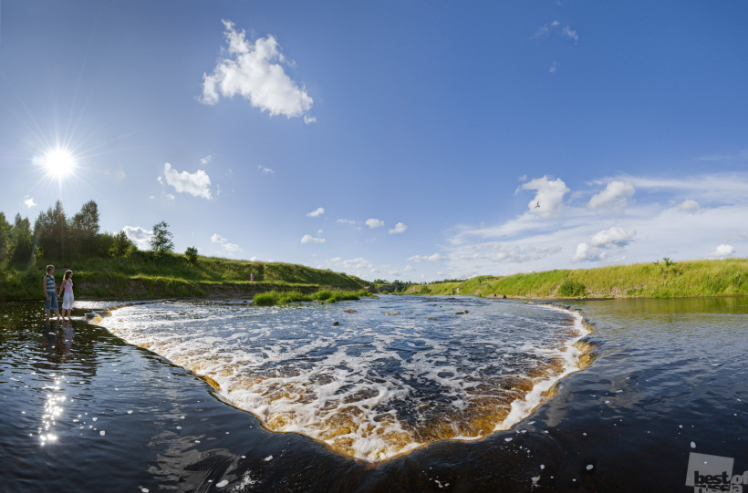 Водопад на реке Тосне