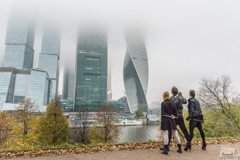 Осенний вид на Москва-Сити