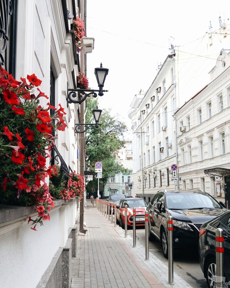 Street in the capital of Russia
