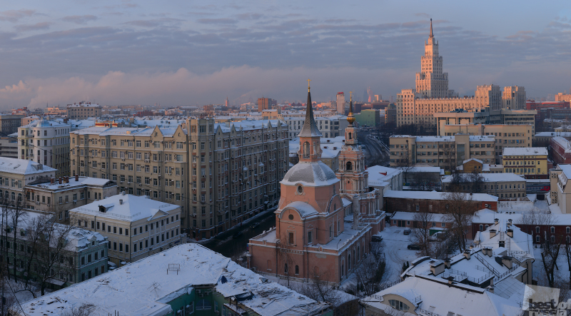 Архитектурная перекличка Москвы у Красных ворот