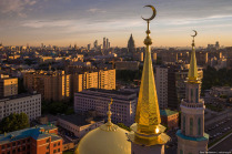Вид на московскую Соборную мечеть