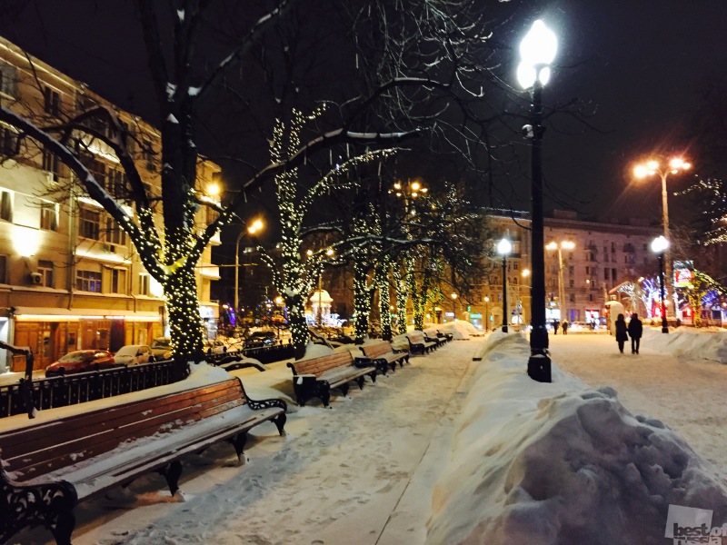 Очарование зимней Москвы