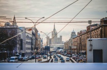 On the Moscow streets