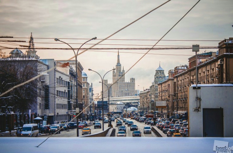 On the Moscow streets
