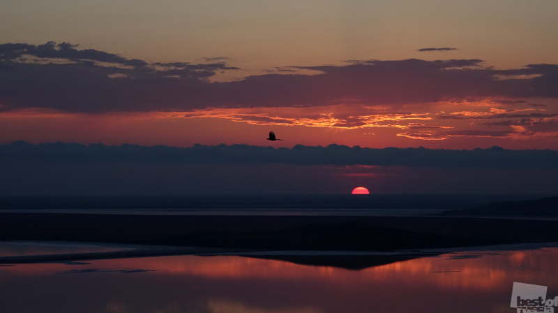 Закат на Кояшском озере