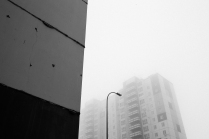 Foggy city