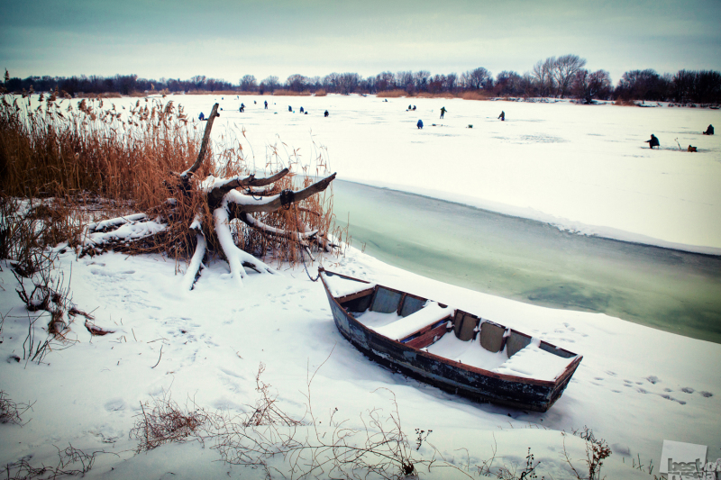 Зимний отдых. Река Мёртвый Донец.
