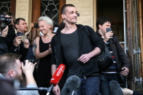 Оглашение приговора по делу художника П.Павленского в Мещанском суде