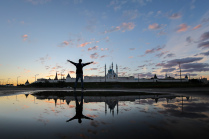 Рассвет над Казанским Кремлем