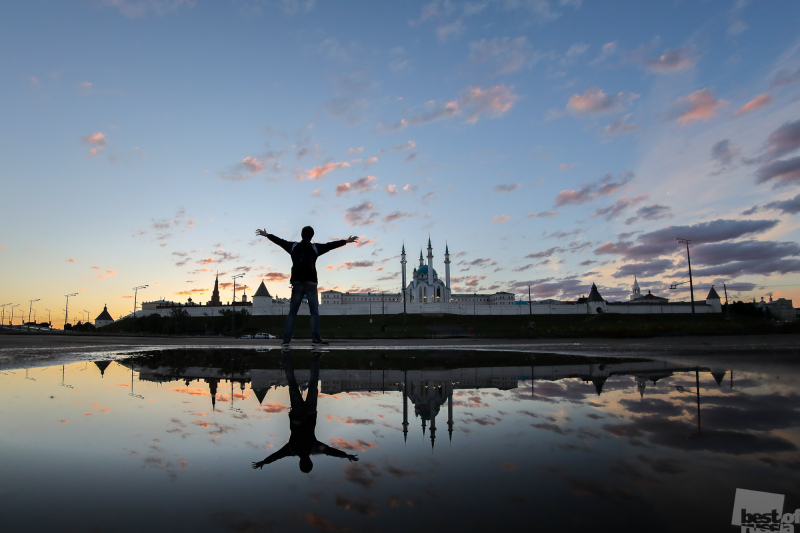 Рассвет над Казанским Кремлем