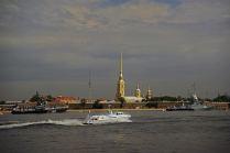 Парад кораблей ВМФ России в Санкт-Петербурге летом  2017 году