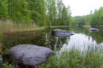 The silence of the Karelian river
